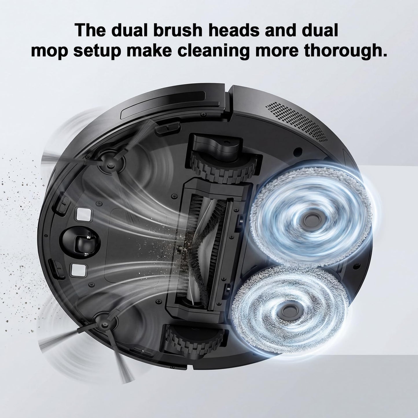 F7s,F77PRO Robot Vacuum and Mop Combo: 5000Pa Suction, Self-Emptying & App Control