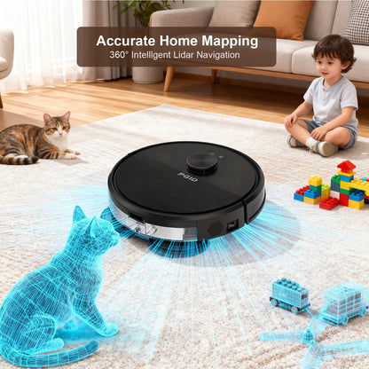 F7s,F77PRO Robot Vacuum and Mop Combo: 5000Pa Suction, Self-Emptying & App Control