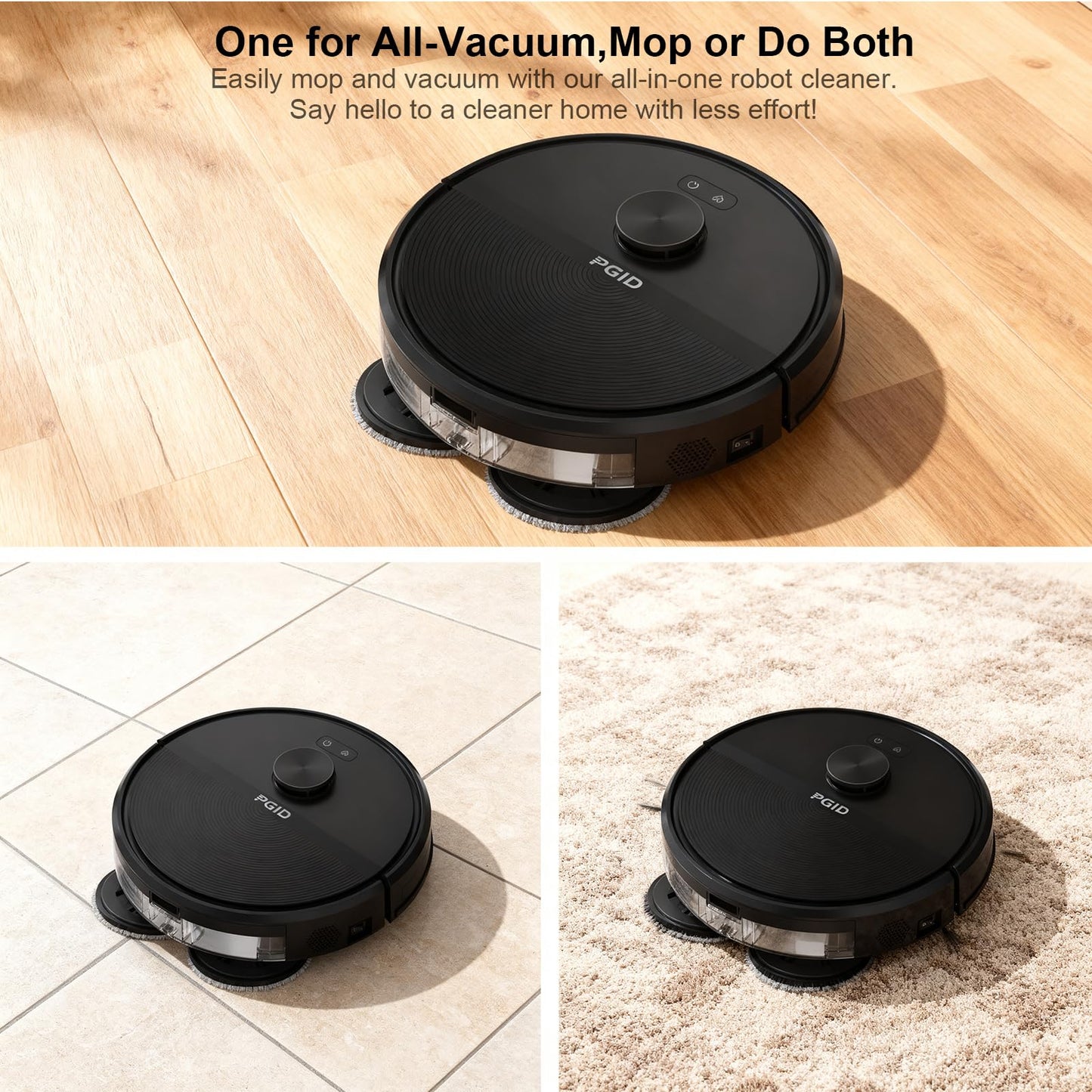 F7s,F77PRO Robot Vacuum and Mop Combo: 5000Pa Suction, Self-Emptying & App Control